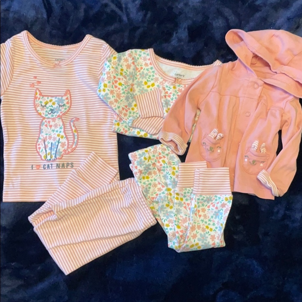 NWT lot of Carter’s Outfits - Pink